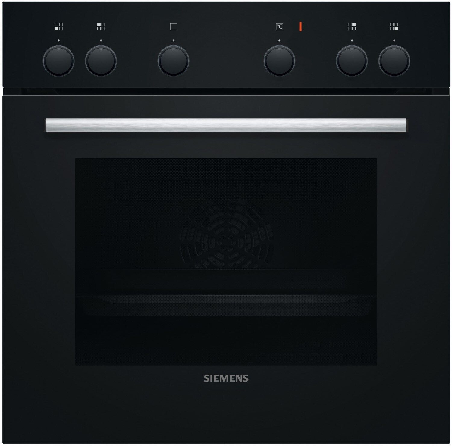 Siemens HE010FBA0 Einbau-Herd, 60 x 60 cm, Schwarz, Edelstahl