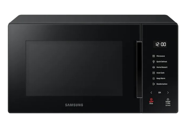 Samsung MS23T5018AK  23 L, 800 W Solo-Mikrowelle mit Dessert Funktion