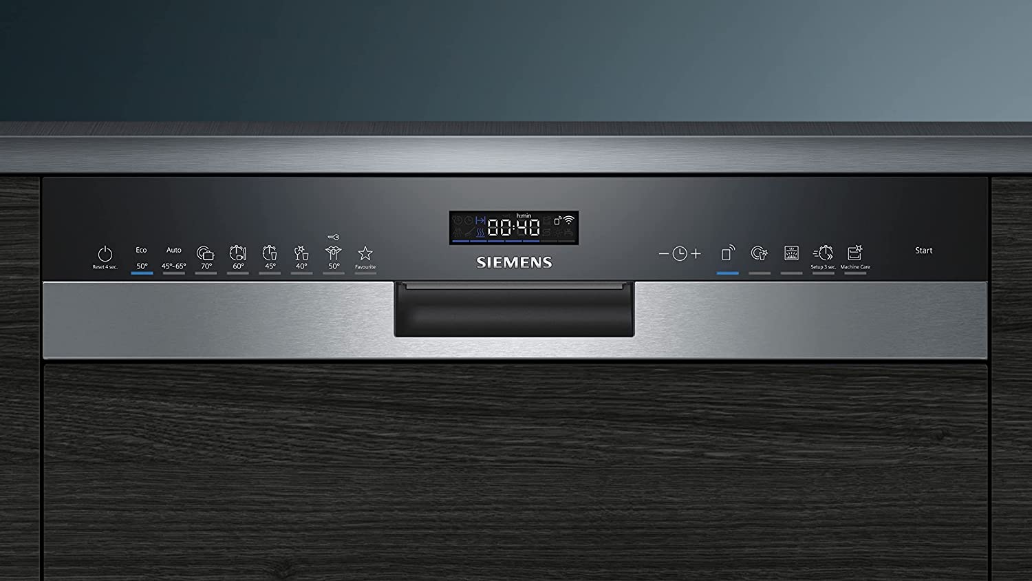 Siemens SN55ZS49CE  Einbaugeschirrspüler  teilintegrierbar  Anzahl Maßgedecke 14