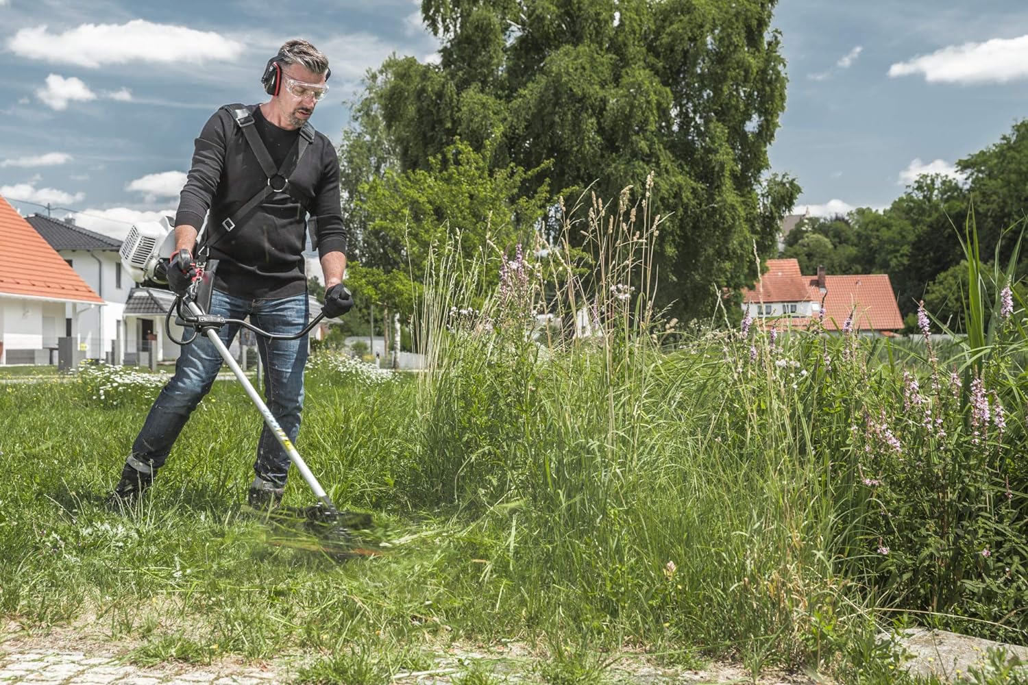 AL-KO BC 330 B Benzin-Motorsense  für große Rasenflächen 