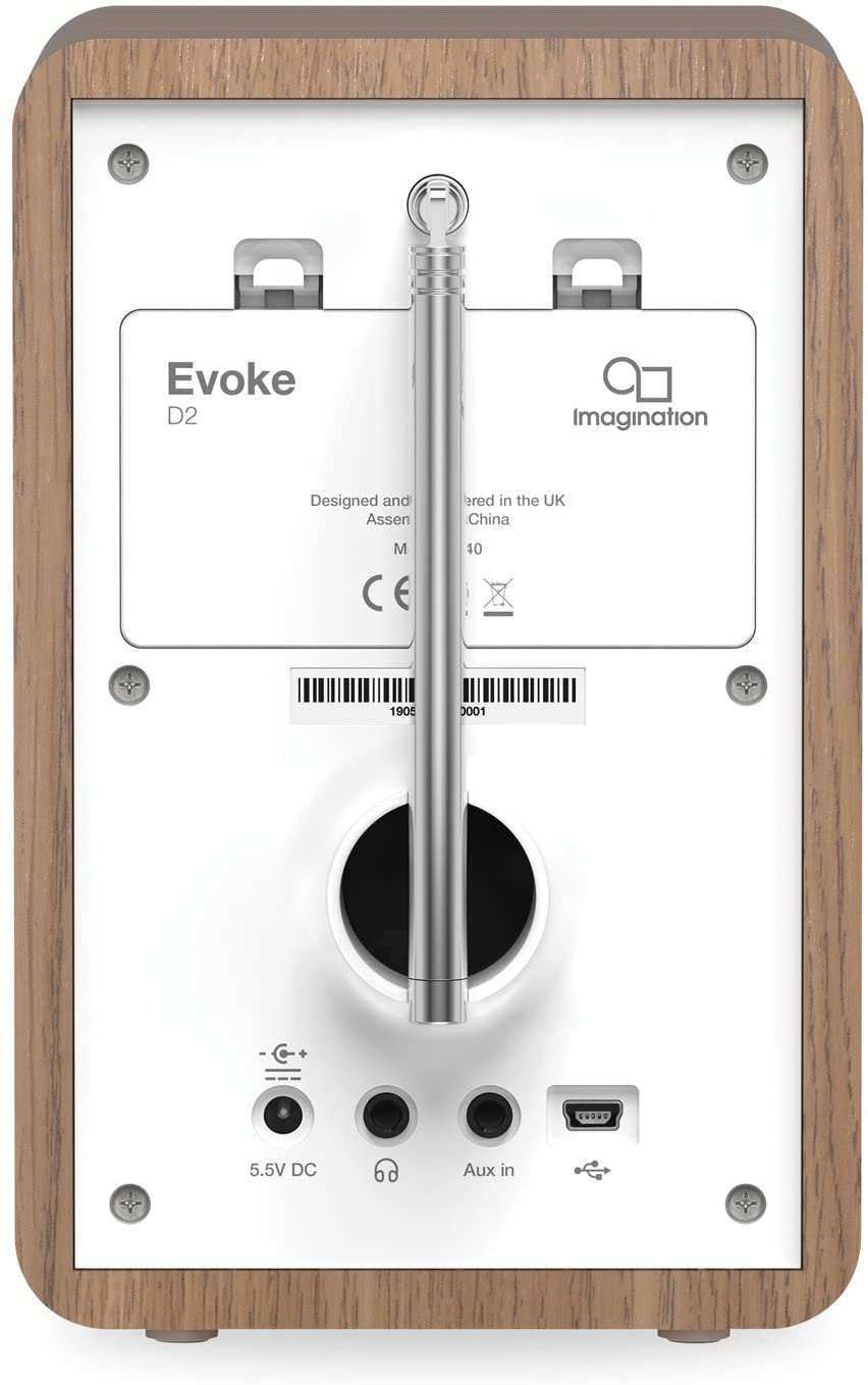 Pure Evoke D2 Radio (DAB/DAB plus Digital- und UKW-Radio mit Küchen-Timer) eiche
