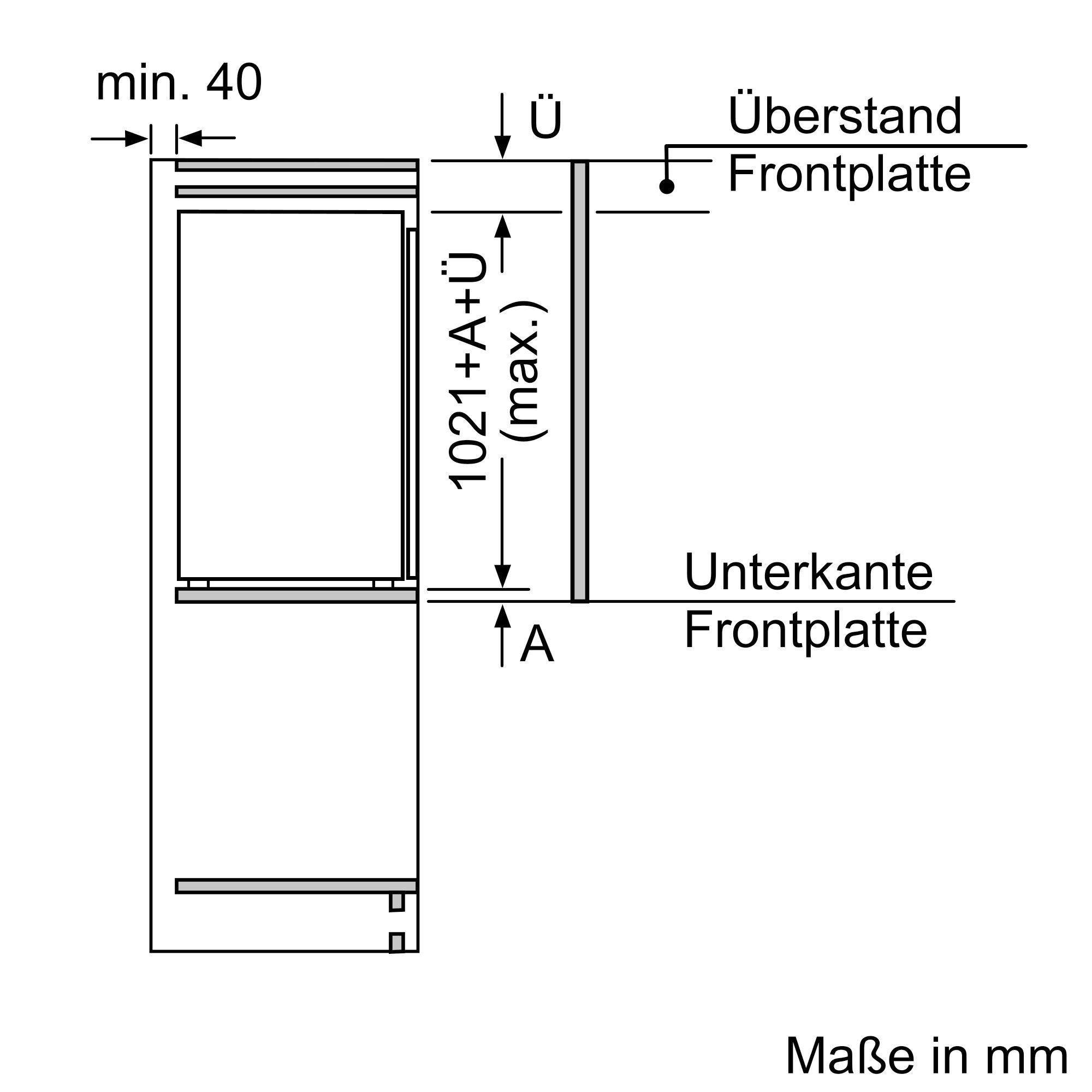 Siemens KI31RADD1 Einbau-Kühlschrank iQ500, integrierbarer Kühlautomat ohne Gefrierfach Siemens KI31RADD1 Einbau-Kühlschrank iQ500, integrierbarer Kühlautomat ohne Gefrierfach