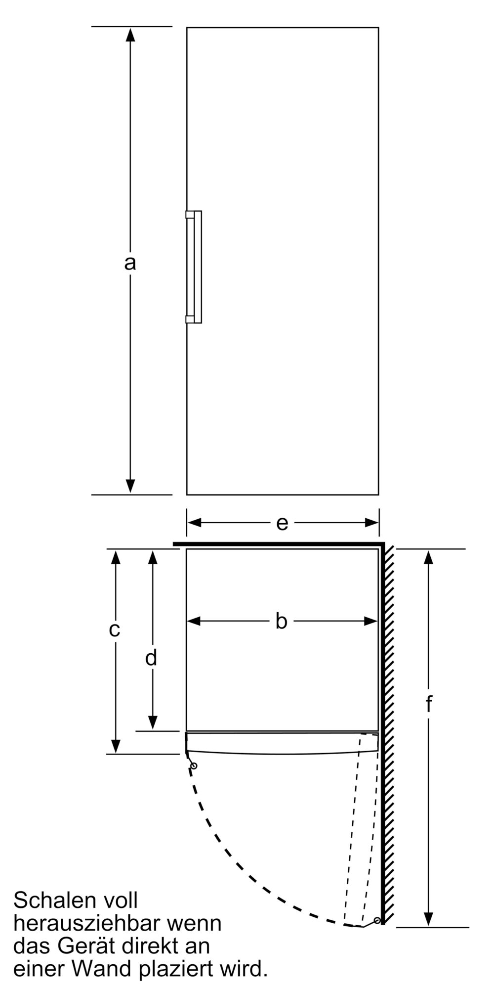 Siemens GS54NAWDV iQ500 Freistehender Gefrierschrank