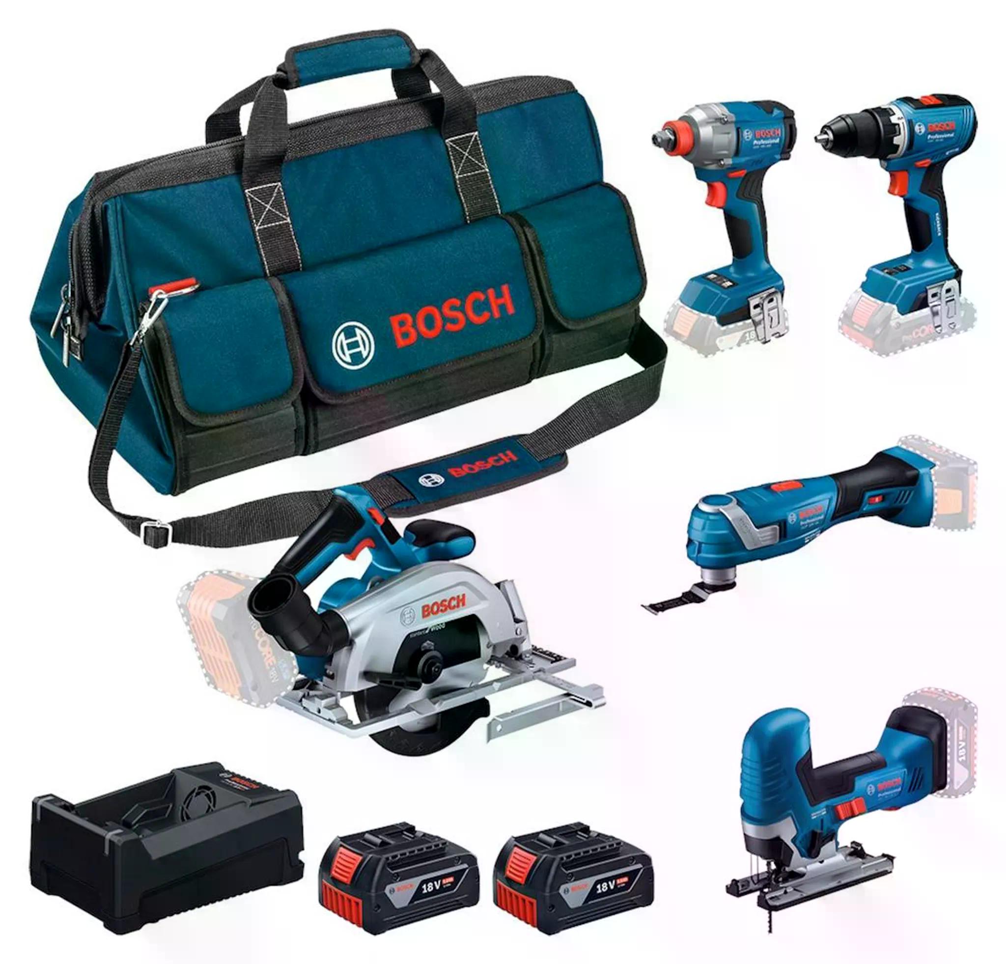 BOSCH Kombinationsset Akku-Werkzeuge 8-teilig 18V