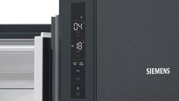 Siemens KF96NAXEA Side-by-Side-Kühlschrank  Inhalt Kühlbereich 405 Liter  Höhe 183 cm 