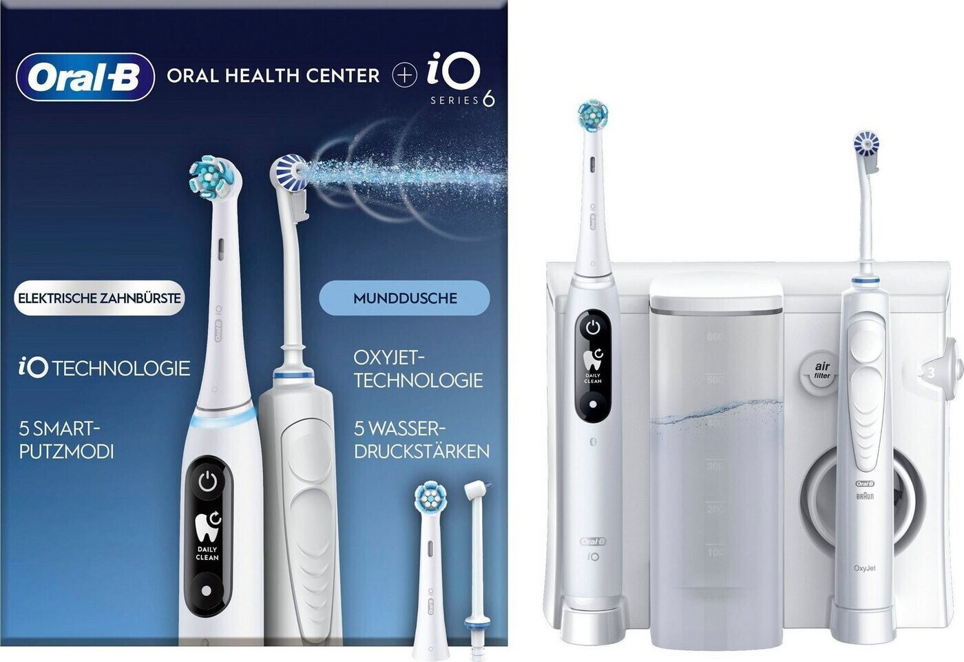Oral-B Oral Health Center + iO Series 6 white