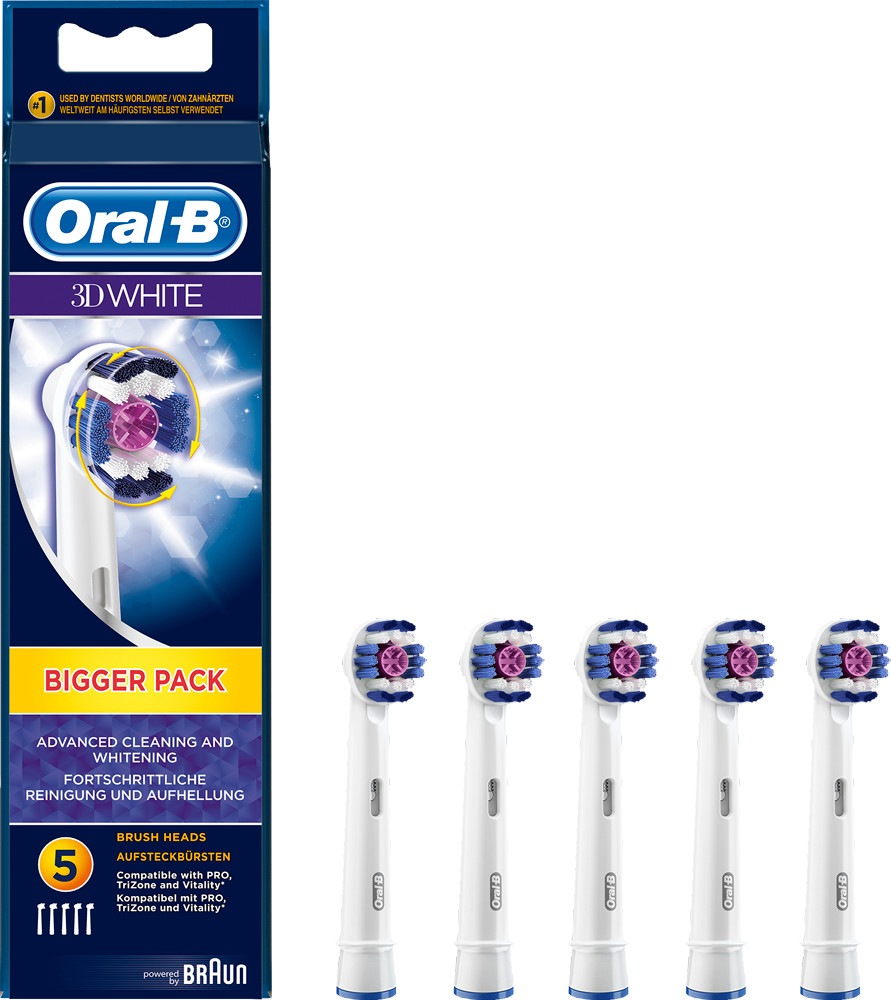 Oral-B 3D White Ersatzbürsten 5 Stk.