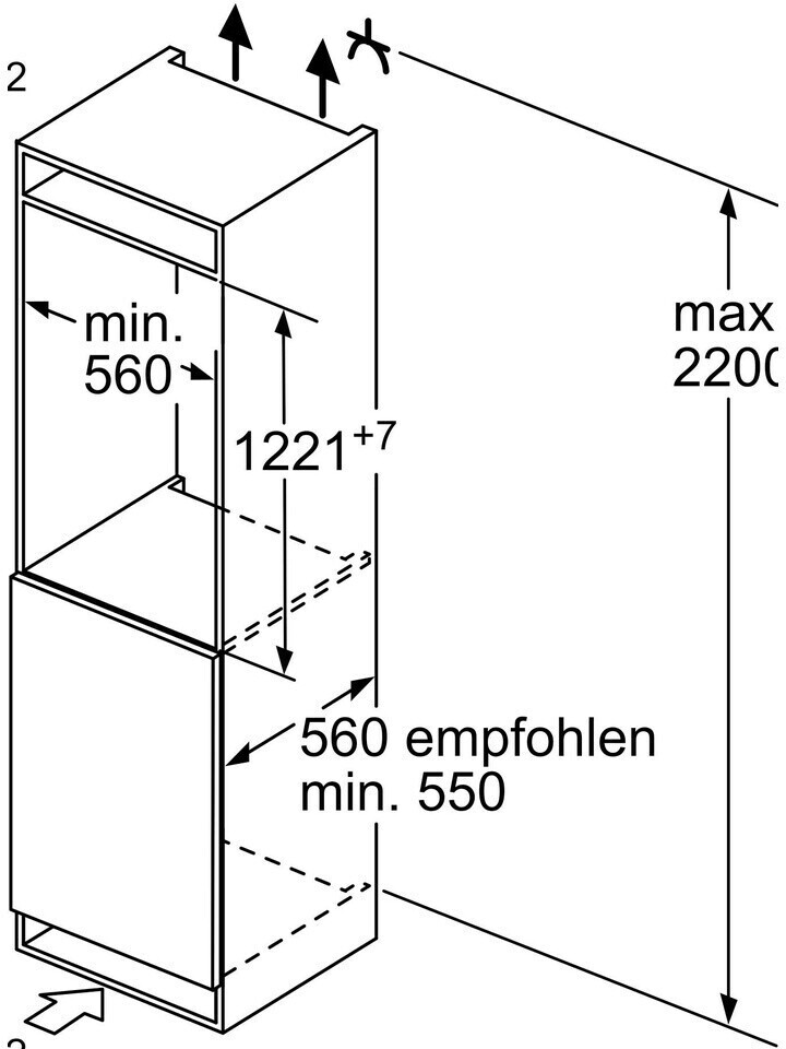 Bosch KIL42ADD1  Einbaukühlschrank