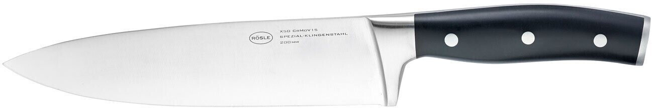 RÖSLE Kochmesser Tradition 20 cm - Hochwertiges und scharfes Küchenmesser