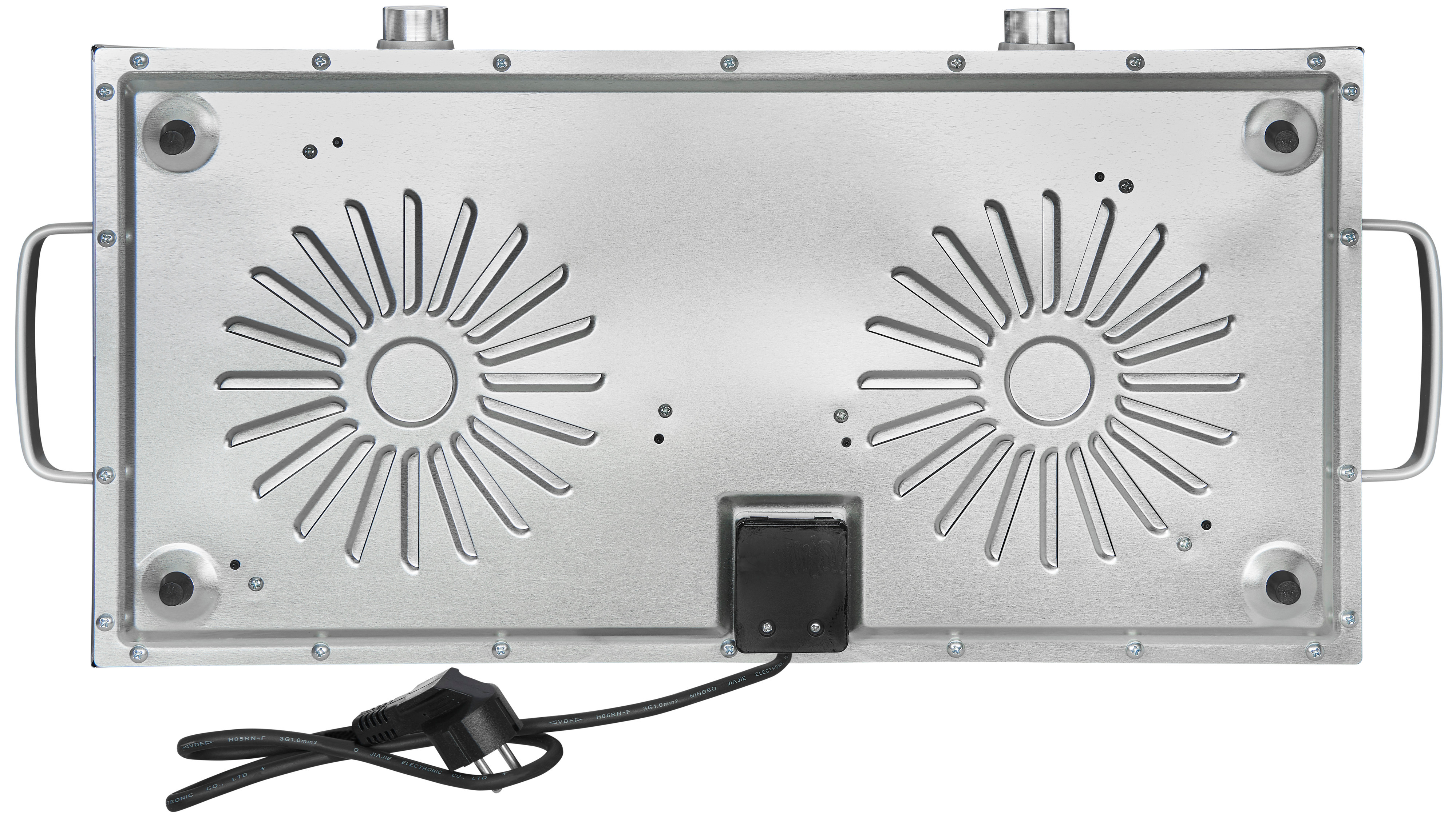 Gutfels COOK 4010 Doppel-Kochplatte – 2 Einkreiskochzonen, 2900 Watt, Glaskeramik, Schwarz