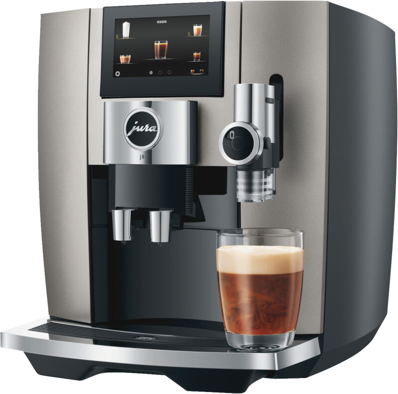 Jura J8 EA Midnight Silver 15471 Kaffeevollautomat  Wireless ready