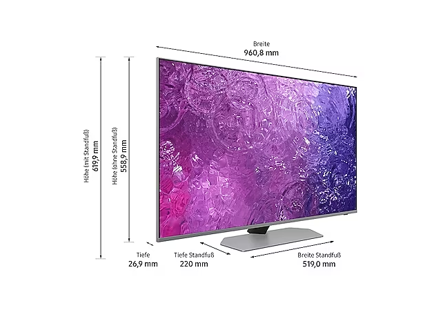 Samsung Ausstellungsstück GQ43QN90C  4K-Fernseher  Neo QLED  3.840 x 2.160 Pixel  43 Zoll 