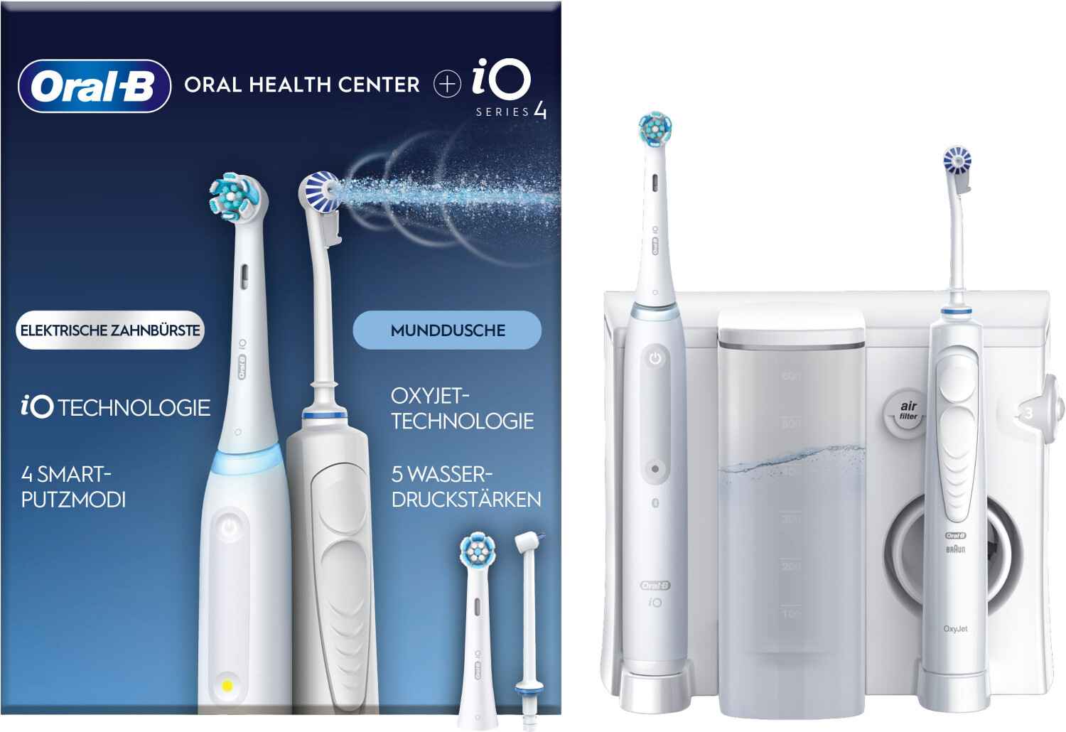 Oral-B Oral Health Center + iO Series 4 white