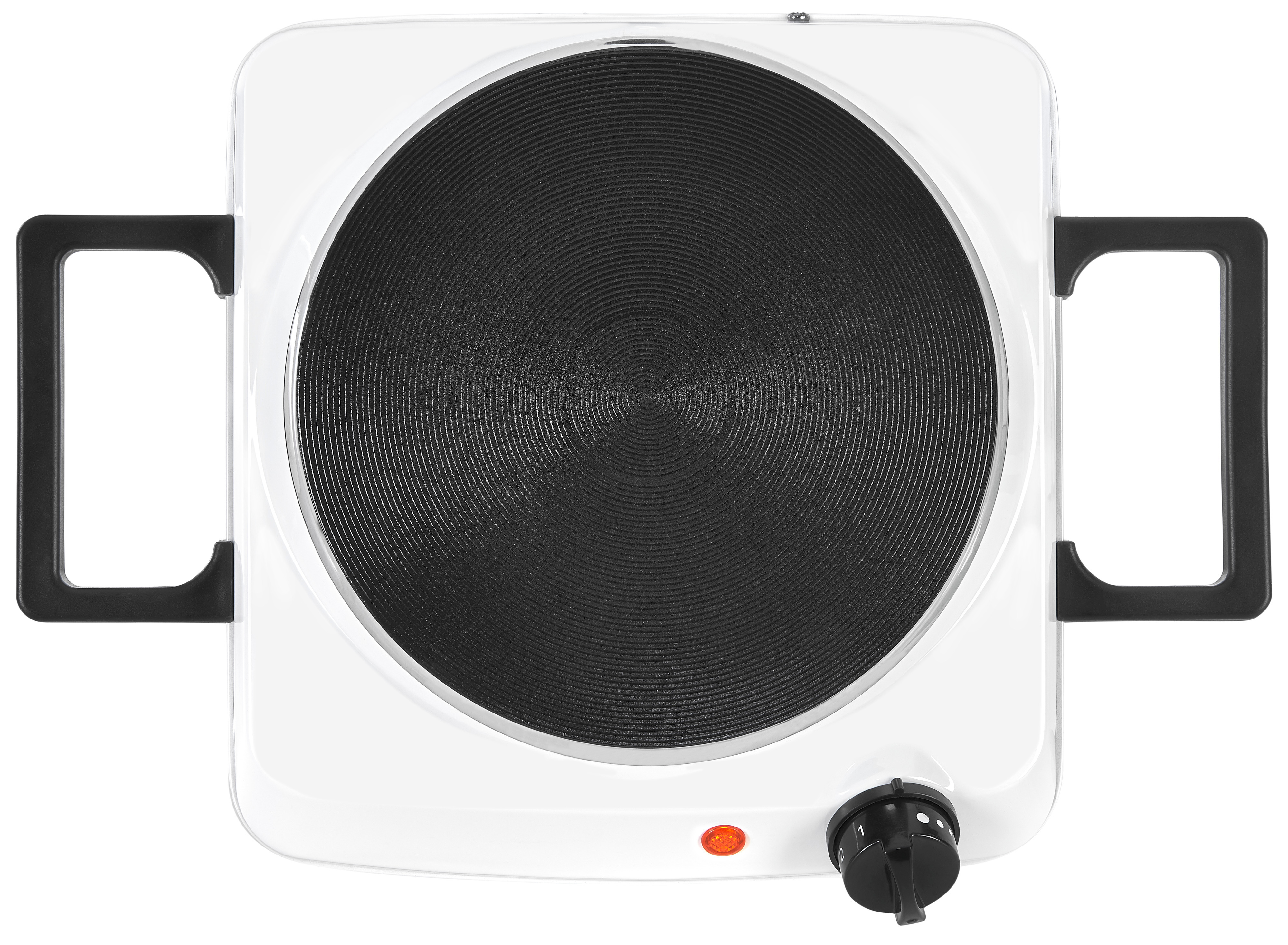 Exquisit KP 3102 we – Leistungsstarke Einzelkochplatte mit 1500 Watt in Weiß
