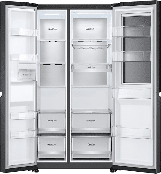 LG GSQV90MCAE Side-by-Side-Kühlschrank  Inhalt Kühlbereich 416 Liter  Höhe 179 cm