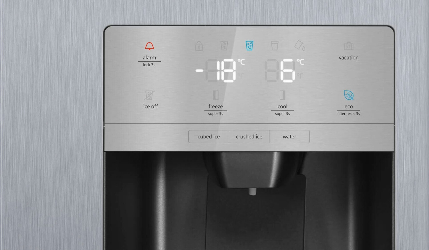 Siemens KA93DAIEP Amerikanischer Side by Side / E / 324 kWh/Jahr / 562 l / noFrost 