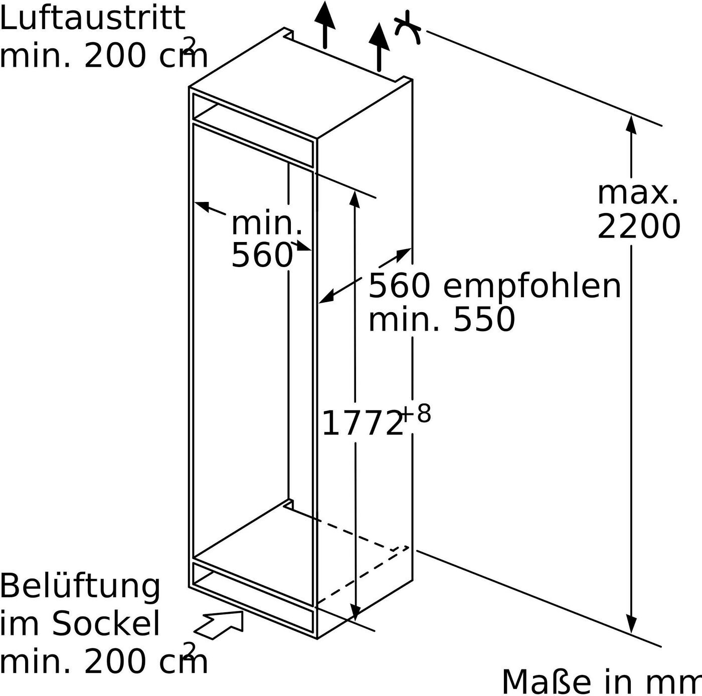 Siemens KI86SHDD0 iQ500 Einbau-Kühlgefrierkombination
