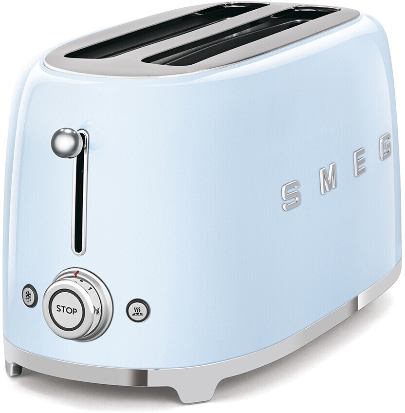 Smeg TSF02PBEU  4-Scheiben-Toaster  1.500 Watt  Krümelschublade  Stopptaste  6 Stufen 