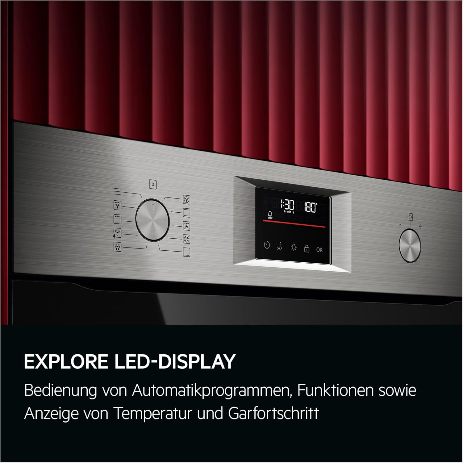 AEG OU5PB40ZSM Serie 5 Ringheißluft: Gleichmäßige Garergebnisse auf 3 Ebenen – Pyrolyse Selbstreinigung