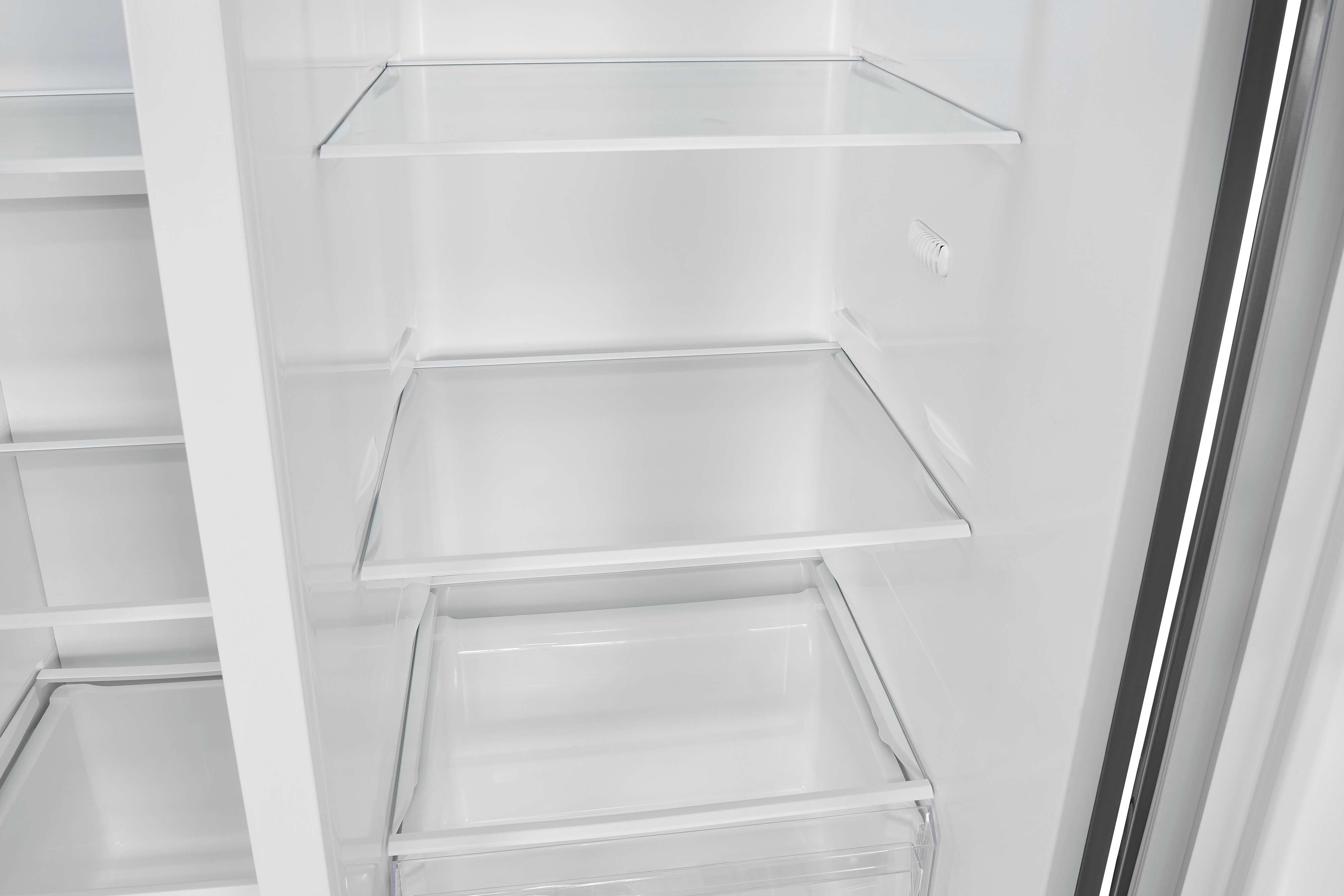 Exquisit SBS520-CF-040E inoxlook – Side-by-Side-Kühlschrank mit Eiswürfelspender, 513L, No-Frost, Silber/Grau Exquisit SBS520-CF-040E inoxlook – Side-by-Side-Kühlschrank mit Eiswürfelspender, 513L, No-Frost, Silber/Grau