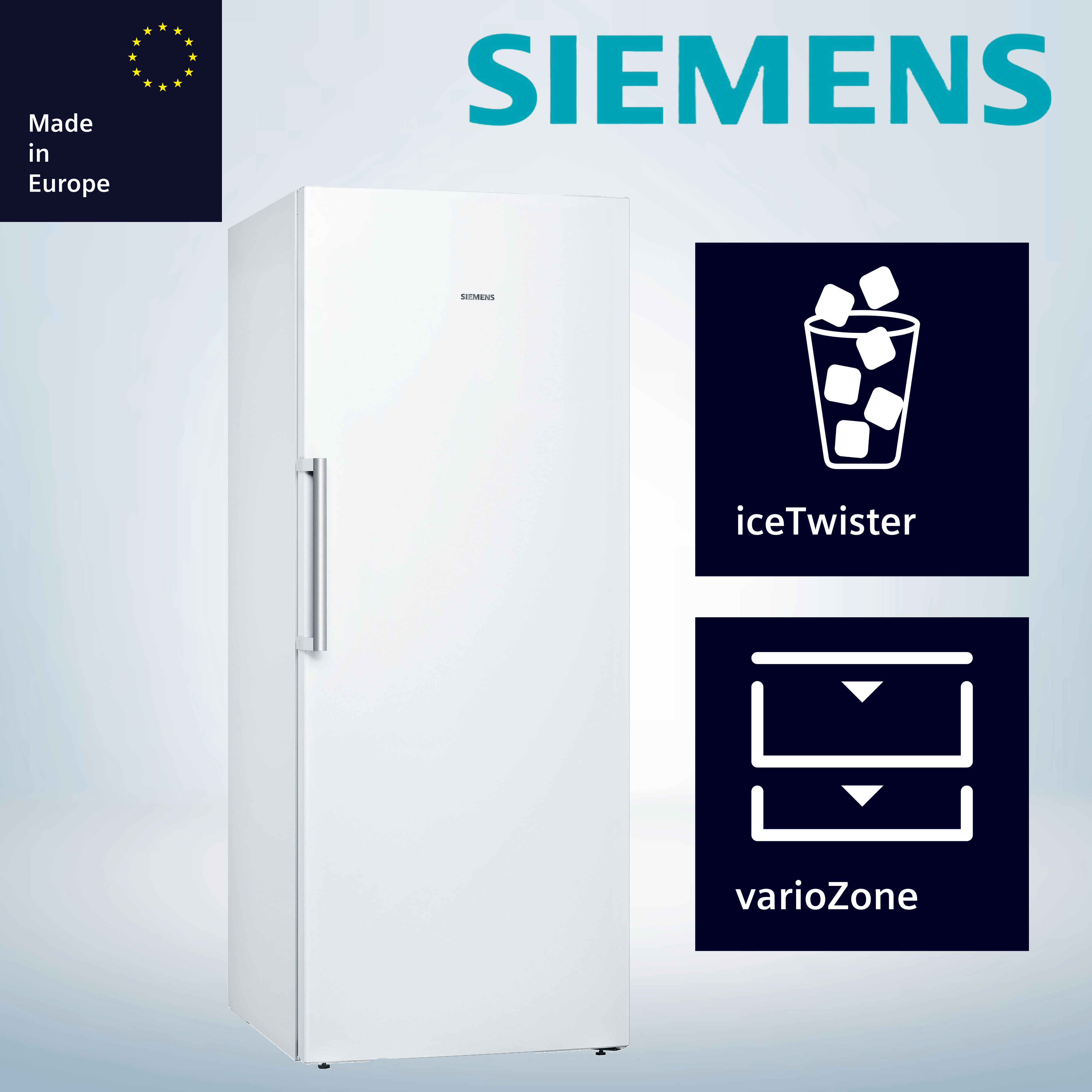Siemens GS54NAWDV iQ500 Freistehender Gefrierschrank