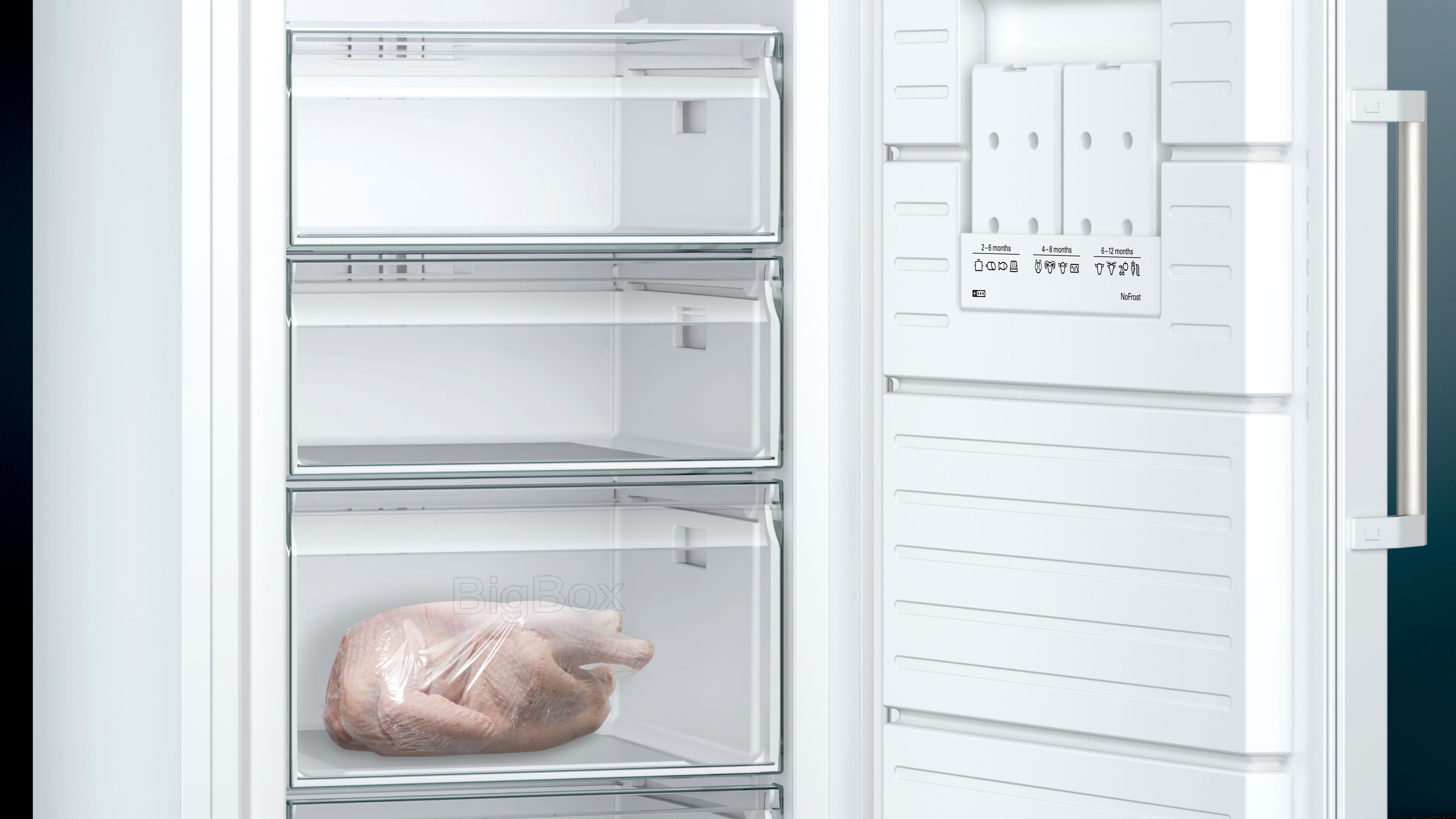 Siemens GS58NDWDP iQ500 Freistehender Gefrierschrank