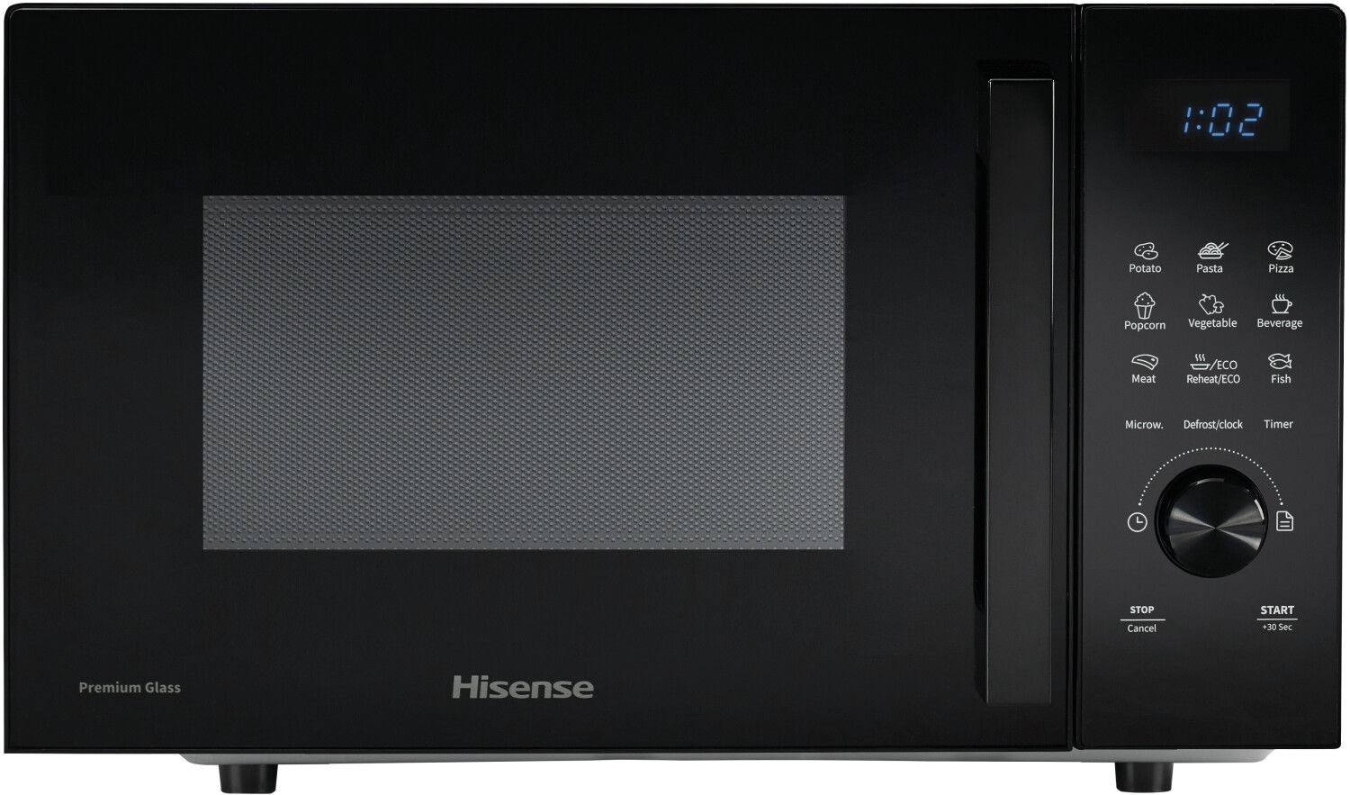 Hisense H23MOBSD1H Mikrowelle, Fassungsvermögen 23 l, 800 W Leistung