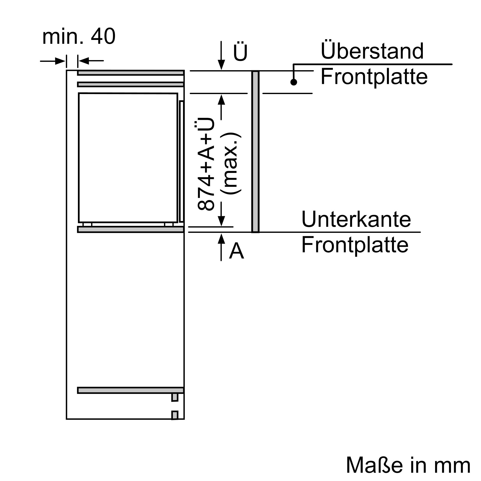 Siemens KI22LADD1 iQ500 Einbau-Kühlschrank mit Gefrierfach Siemens KI22LADD1 iQ500 Einbau-Kühlschrank mit Gefrierfach
