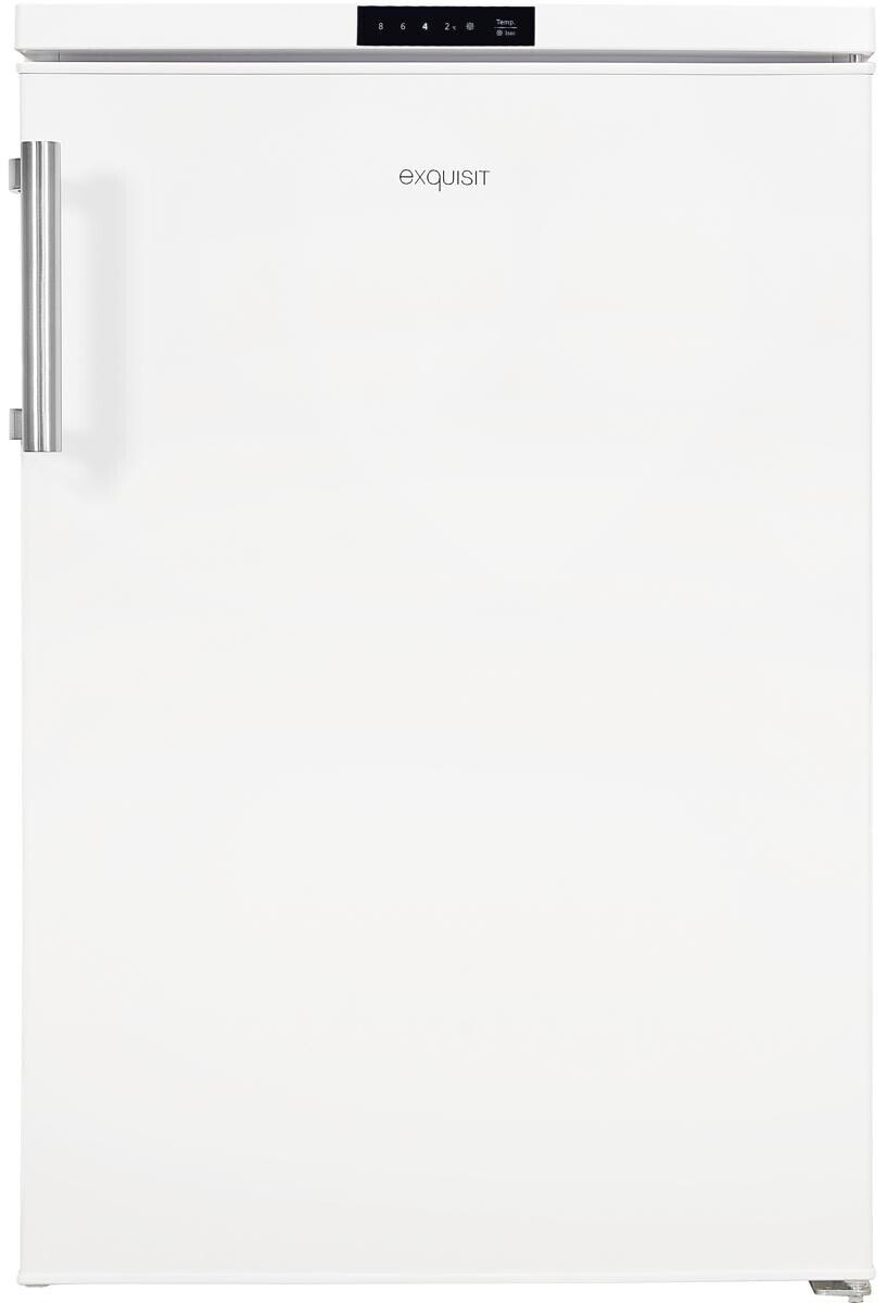 Exquisit KS16-4-HE-010D Kühlschrank weiss, 120 l Nutzinhalt, EEK D, LED-Licht, freistehend