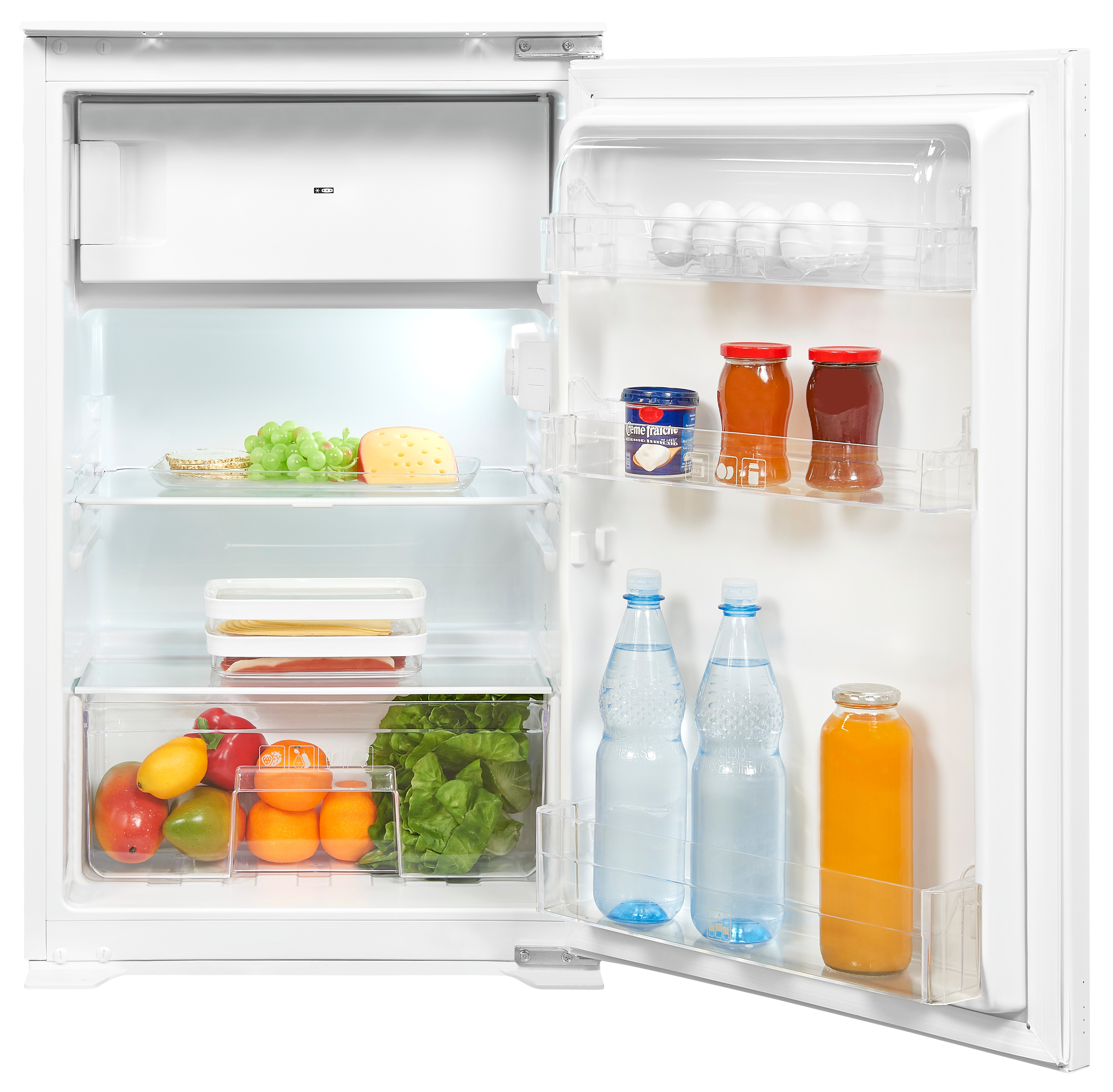 Exquisit EKS131-4-E-040D – Einbaukühlschrank mit Gefrierfach, 118 Liter und LED-Beleuchtung Exquisit EKS131-4-E-040D – Einbaukühlschrank mit Gefrierfach, 118 Liter und LED-Beleuchtung