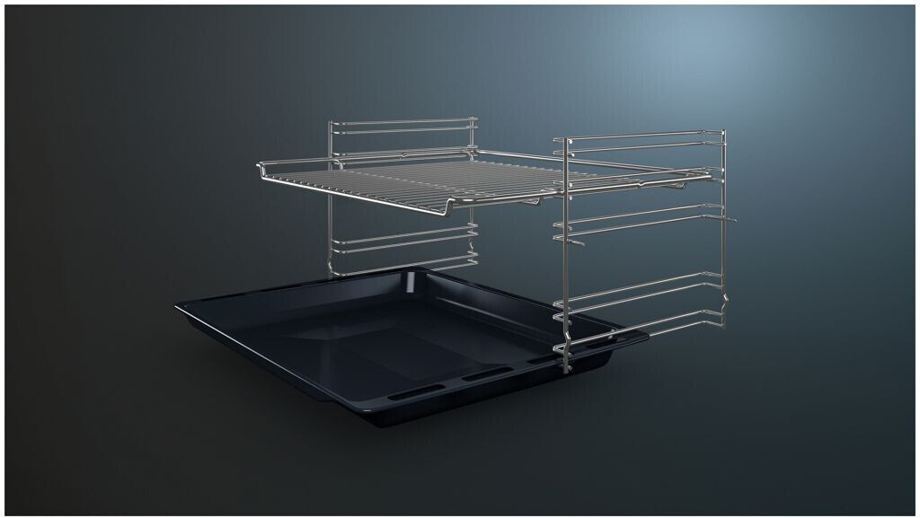 Siemens HE010FBA0 Einbau-Herd, 60 x 60 cm, Schwarz, Edelstahl