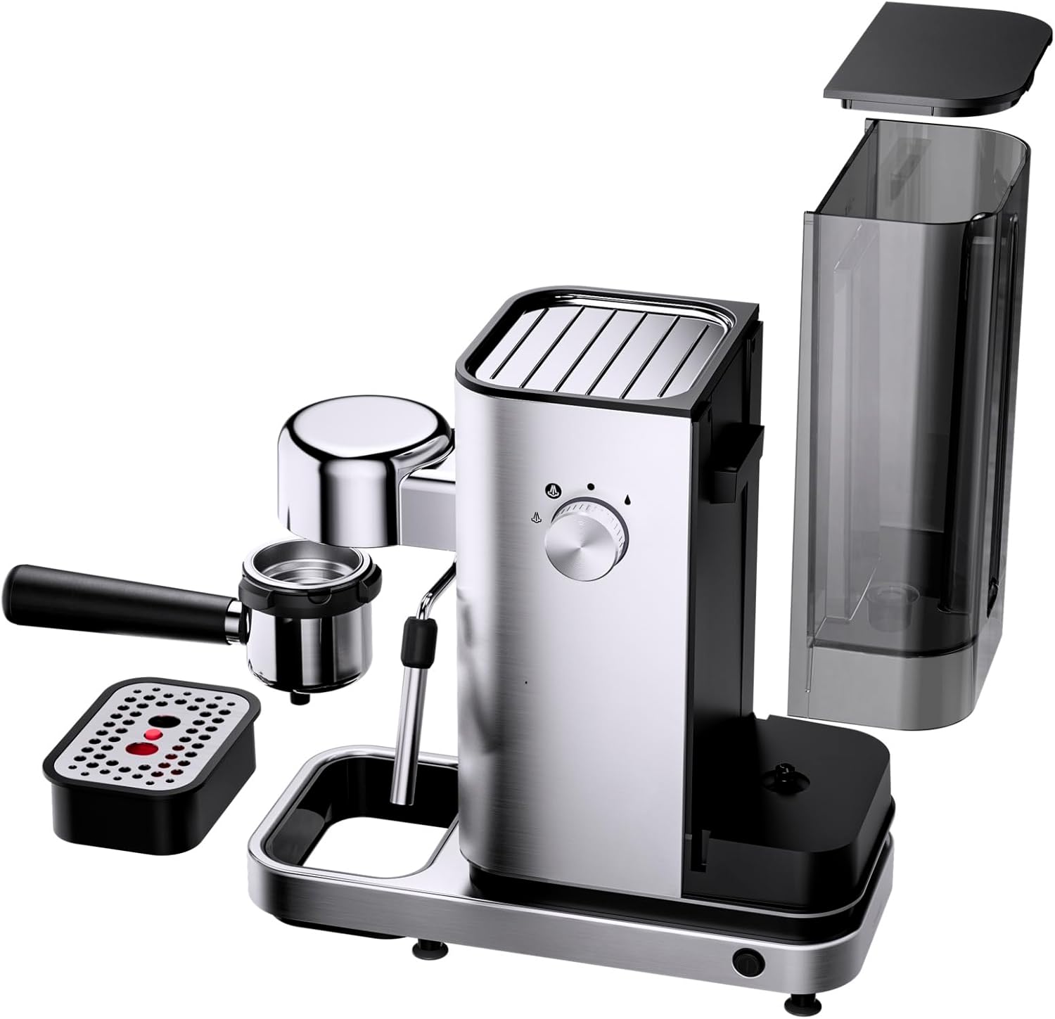 WMF Lono Espresso Siebträgermaschine edelstahl matt 0412380011