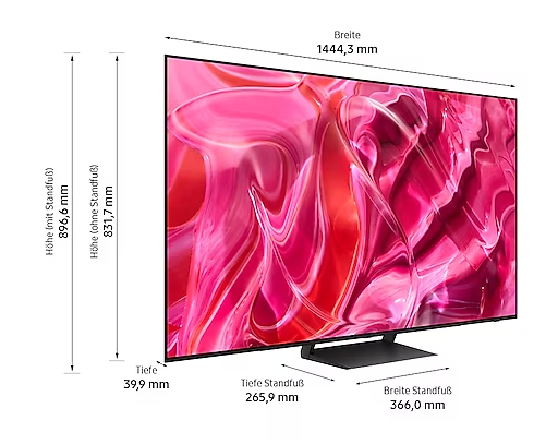Samsung QE65S90C  65 Zoll 4K-Fernseher  HDR 