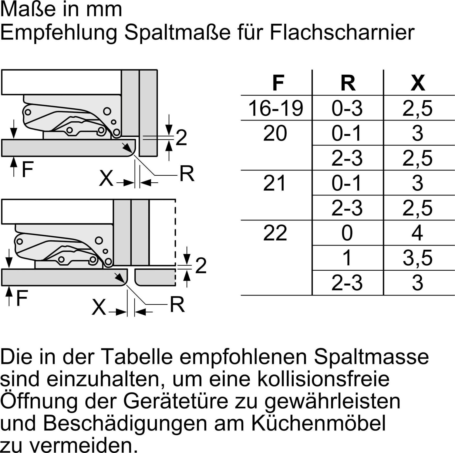 Bosch KIL82ADE0  Kühl-Gefrierkombination, Einbaukühl-Gefrierkombination