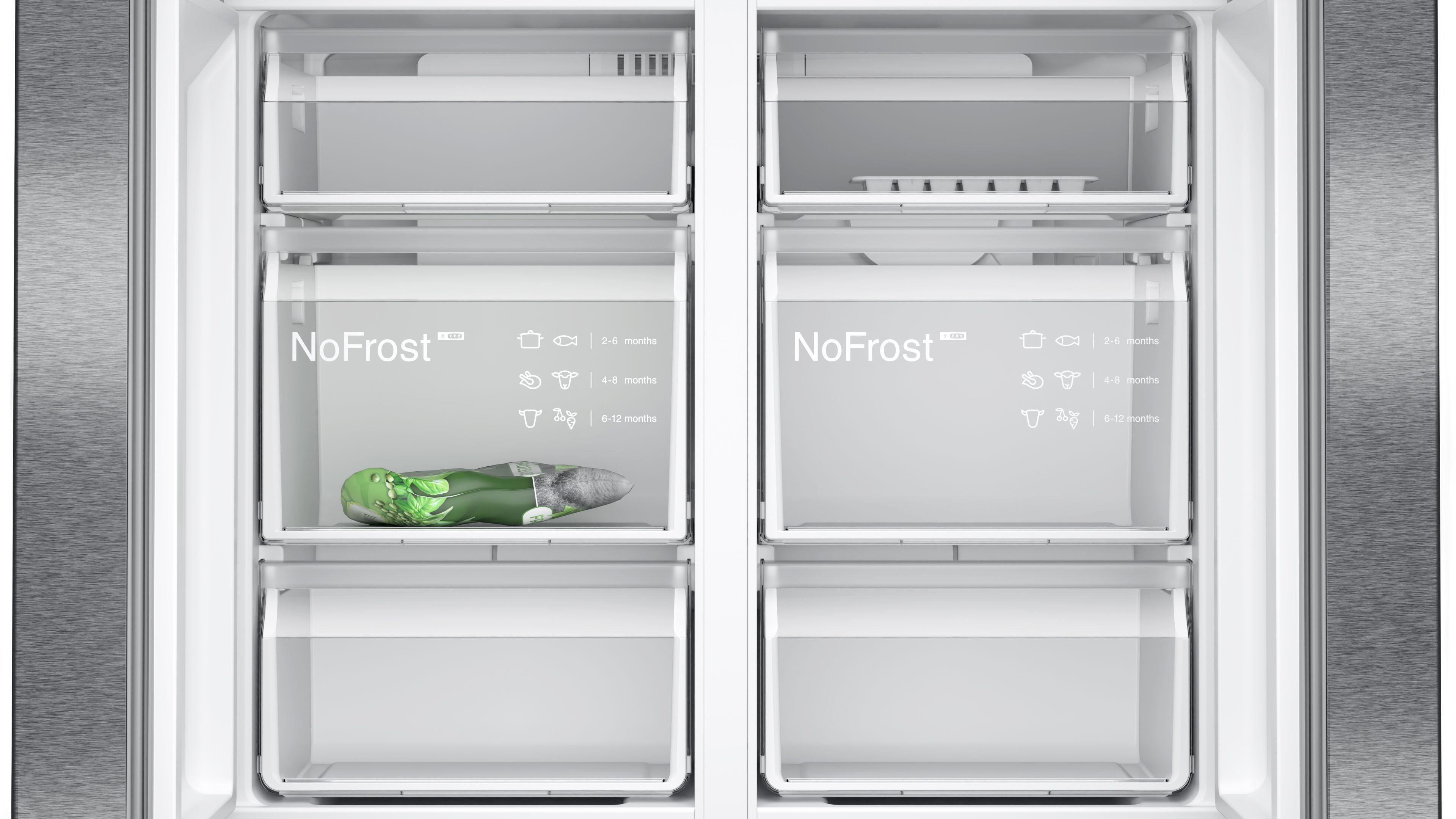 Siemens KF96NAXEA Side-by-Side-Kühlschrank Inhalt Kühlbereich 405 Liter Höhe 183 cm Siemens KF96NAXEA Side-by-Side-Kühlschrank Inhalt Kühlbereich 405 Liter Höhe 183 cm