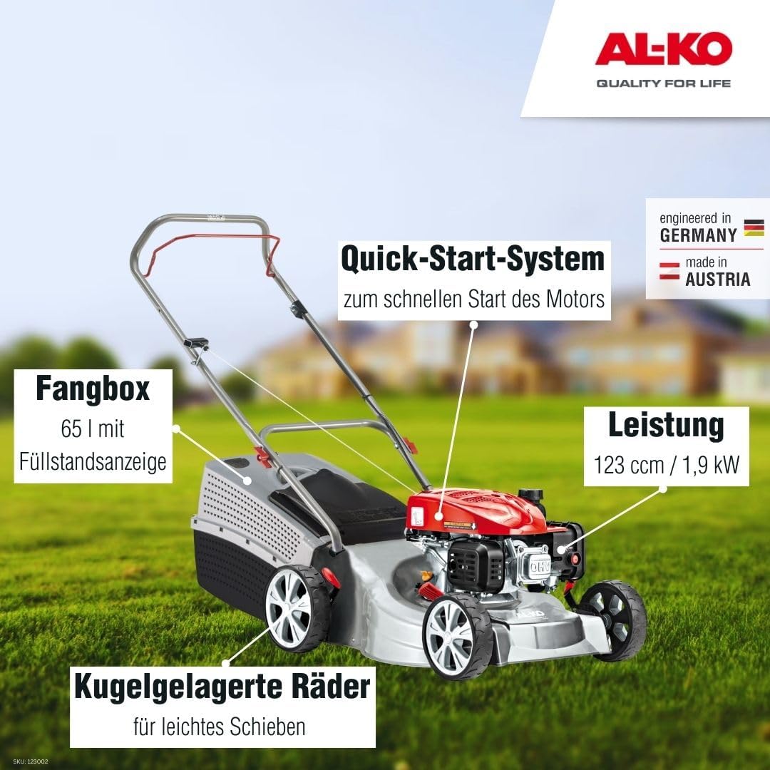 AL-KO Classic 4.62 P-A Benzin-Rasenmäher  Schnittbreite 46 cm