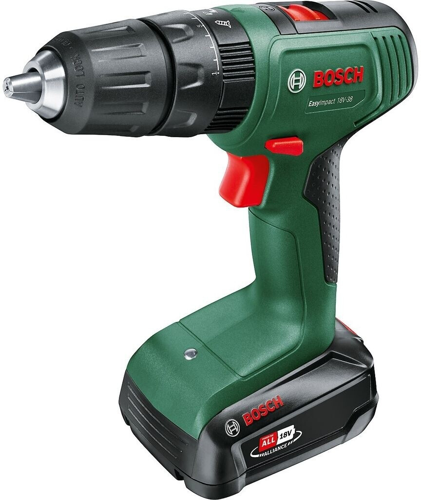 Bosch Akku-Schlagbohrschrauber EasyImpact 18V-38 (1 x 2,0-Ah-Akku, 18V System, im Handwerkerkoffer)