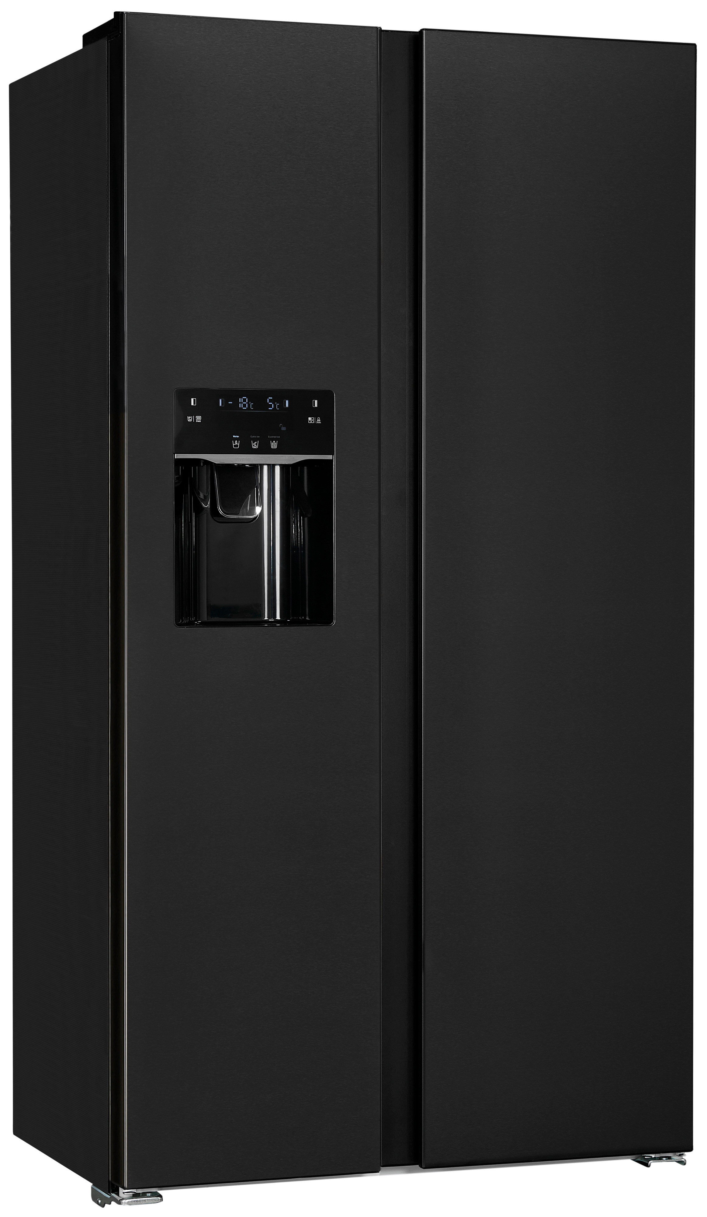 Exquisit SBS520-CF-040E inoxlook-az – Side-by-Side-Kühlschrank mit Eiswürfelspender und 513 Liter Volumen Exquisit SBS520-CF-040E inoxlook-az – Side-by-Side-Kühlschrank mit Eiswürfelspender und 513 Liter Volumen