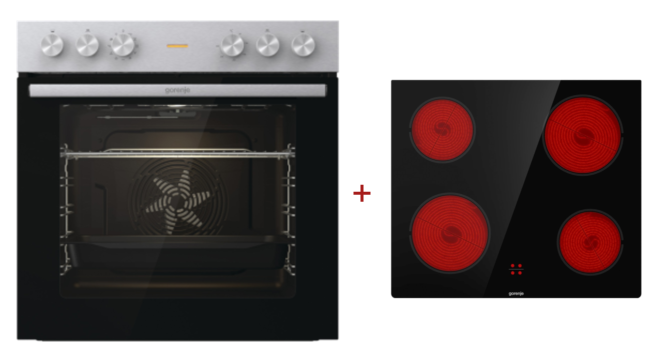 Gorenje BC6715E02XK plus ECD 641 BSC