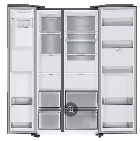 Samsung RS6HA8891SL EF Side-by-Side, E, 614 l, Edelstahl Look