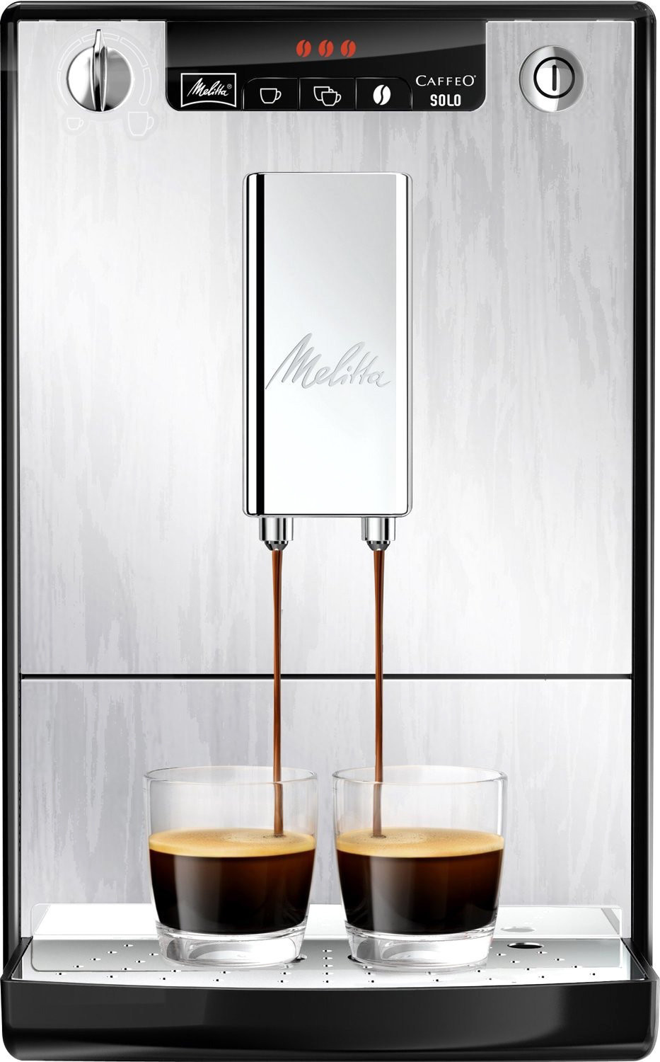 Melitta Kaffee-Vollautomat E950-111 Caffeo Solo silber Kaffeevollautomat