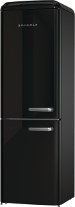 Gorenje B-Ware mit Schaden ONRK619DBK-L Kühl-Gefrier-Kombination Schwarz Links MG 714