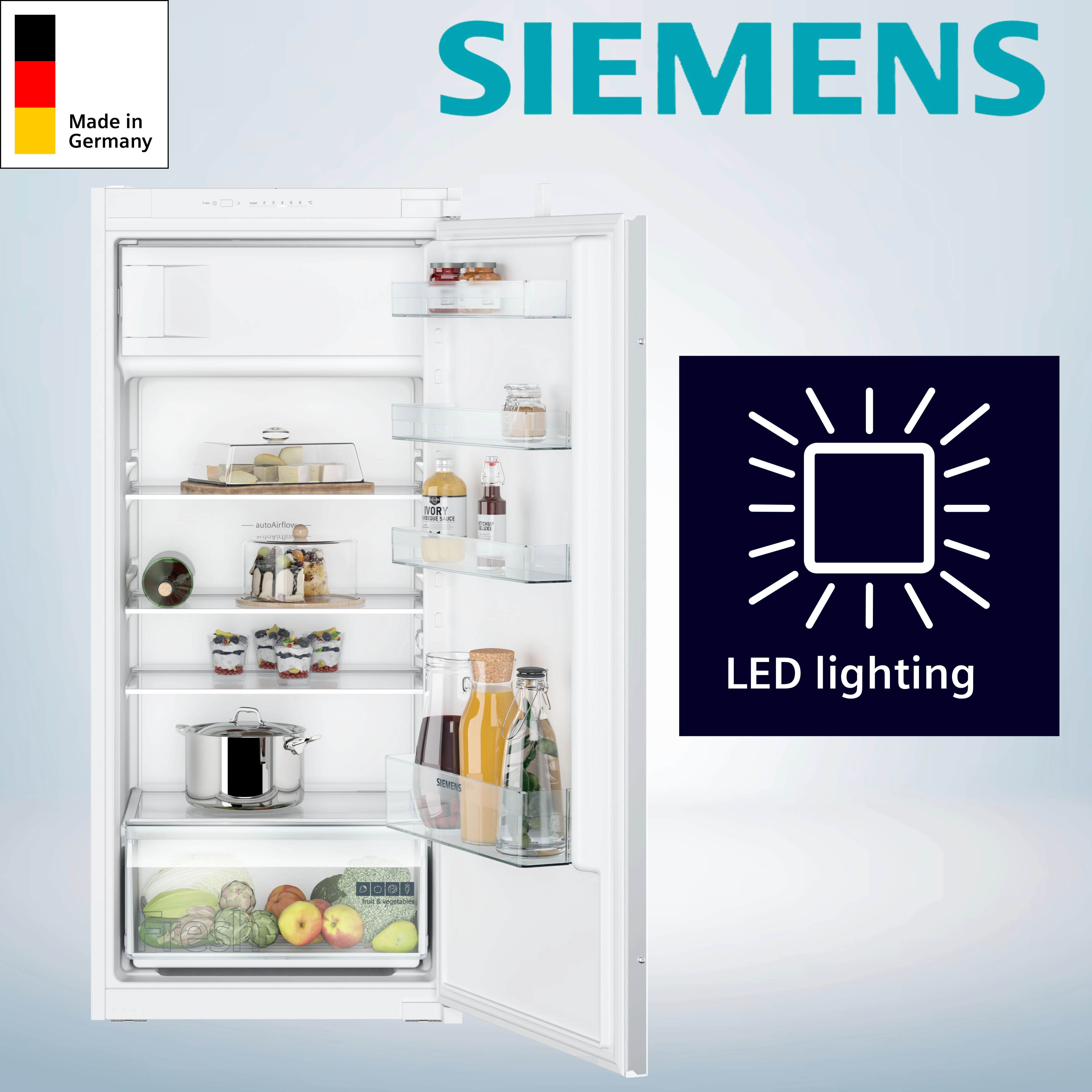Siemens KI42LNSE0 Einbau-Kühlschrank mit Gefrierfach
