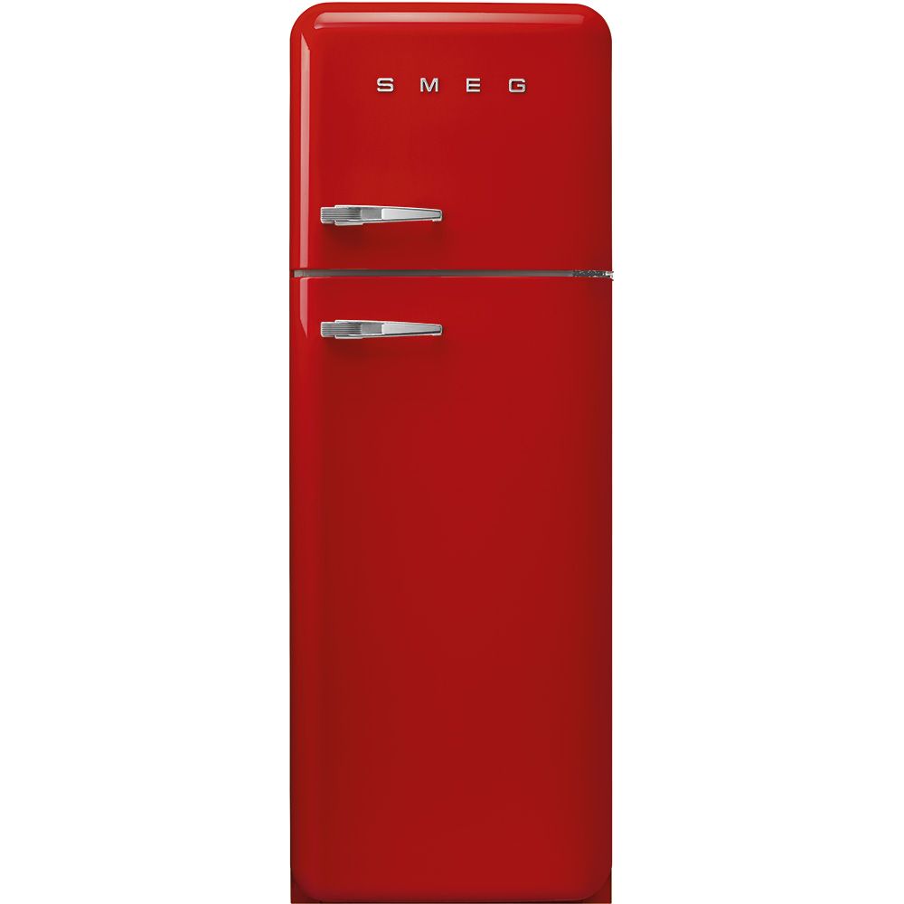 Smeg B-Ware mit Schaden  50-iger Style Stand-Kühl-/Gefrierkombi R Rot FAB30RRD5 FG 79