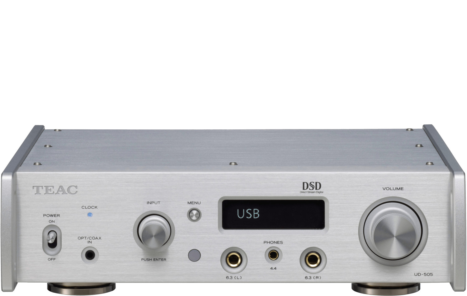 Teac ID-505 Ausstellungsstück silber USB DAC Pre-Amplifier