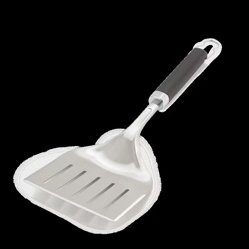 Weber Precision Grillwender breit Edelstahl – BBQ Wender mit Soft-Touch Griff – 6762