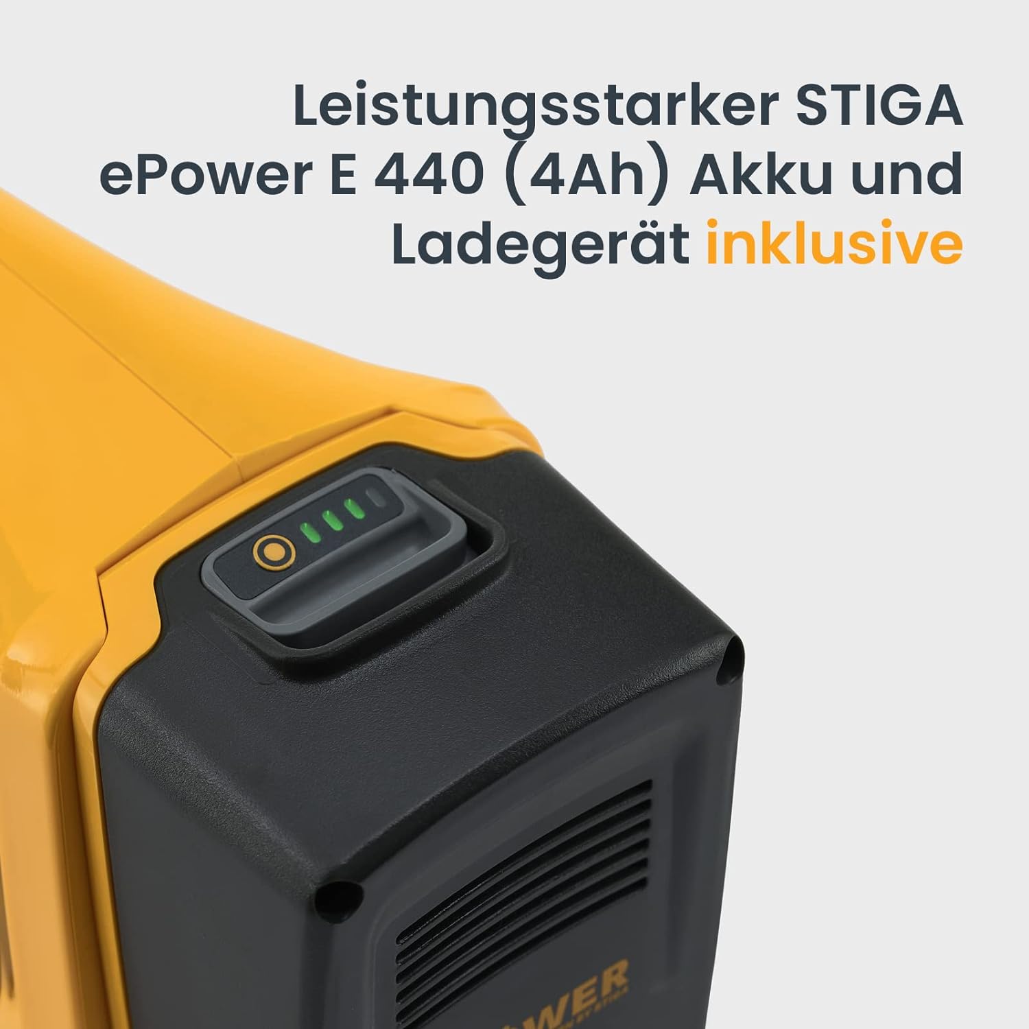 Stiga BL 100e Kit 20V Stiga  Akku-Laubbläser  Gebläsegeschwindigkeit 129 km/h  