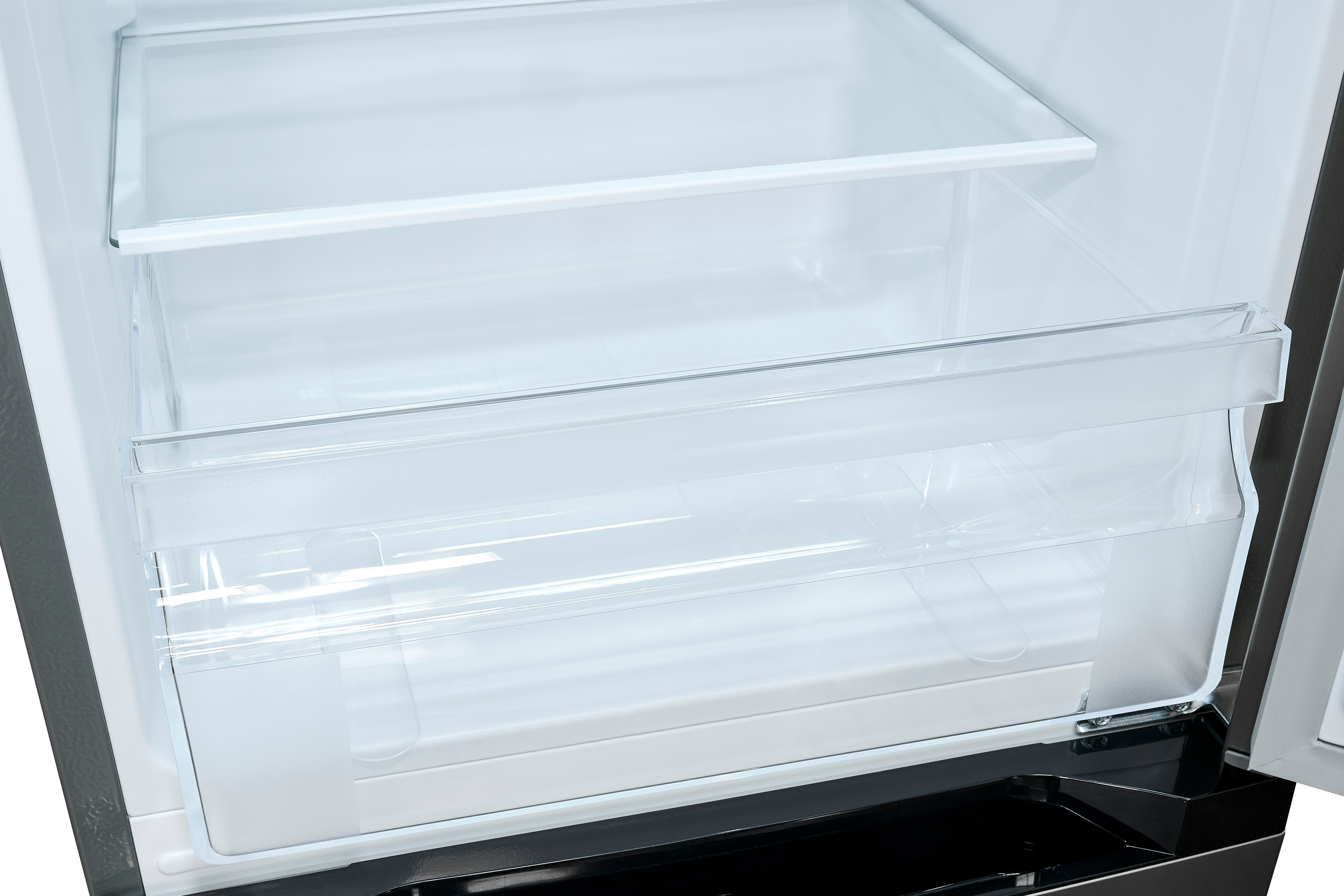 Exquisit KGC231-60-E-050C – Moderne Kühl-Gefrierkombination, inoxlook, 157 Liter, freistehend Exquisit KGC231-60-E-050C – Moderne Kühl-Gefrierkombination, inoxlook, 157 Liter, freistehend