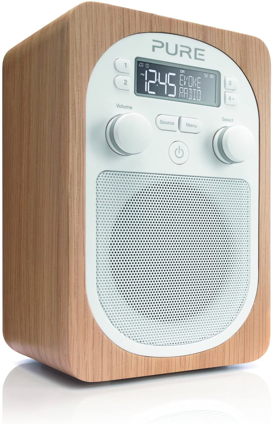 Pure Evoke D2 Radio (DAB/DAB plus Digital- und UKW-Radio mit Küchen-Timer) eiche