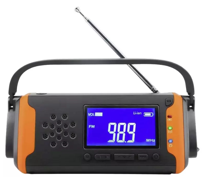Nabo Emergency Two orange tragbares Radio mit Spannungsversorgung